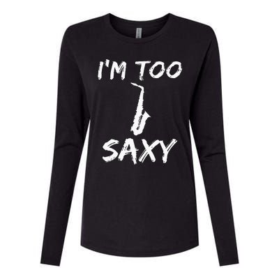 Saxophone Lover Birthday Christmas Gift Idea Womens Cotton Relaxed Long Sleeve T-Shirt