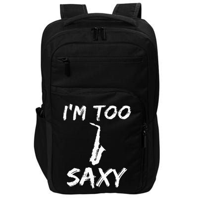 Saxophone Lover Birthday Christmas Gift Idea Impact Tech Backpack