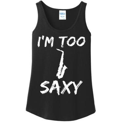 Saxophone Lover Birthday Christmas Gift Idea Ladies Essential Tank