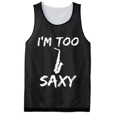 Saxophone Lover Birthday Christmas Gift Idea Mesh Reversible Basketball Jersey Tank