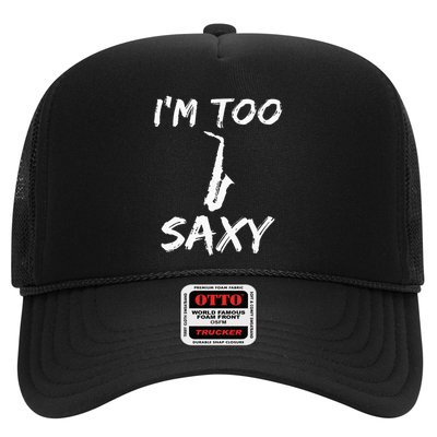 Saxophone Lover Birthday Christmas Gift Idea Trucker Hat
