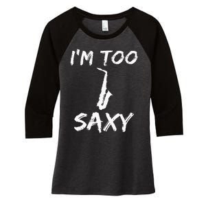 Saxophone Lover Birthday Christmas Gift Idea Women's Tri-Blend 3/4-Sleeve Raglan Shirt