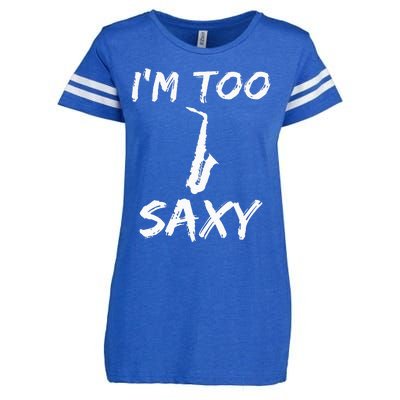 Saxophone Lover Birthday Christmas Gift Idea Enza Ladies Jersey Football T-Shirt