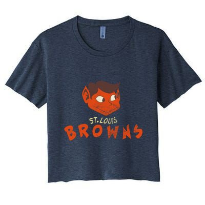 St. Louis Browns Baseball Team 1902 Women's Crop Top Tee