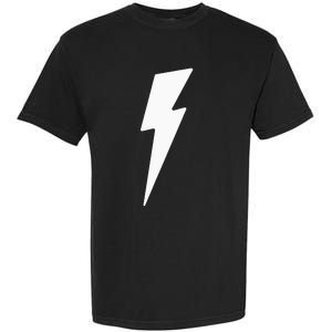 Simple Lightning Bolt In White Thunder Bolt Graphic Garment-Dyed Heavyweight T-Shirt