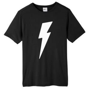 Simple Lightning Bolt In White Thunder Bolt Graphic Tall Fusion ChromaSoft Performance T-Shirt