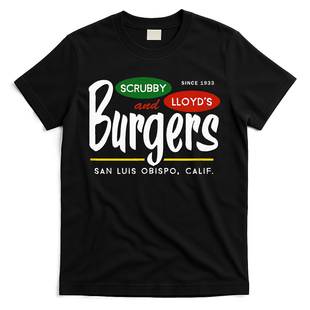 Scrubby & Lloyds Burgers San Luis Obispo California T-Shirt