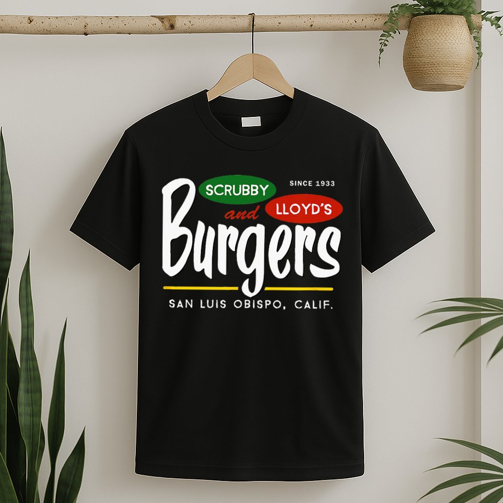 Scrubby & Lloyds Burgers San Luis Obispo California T-Shirt