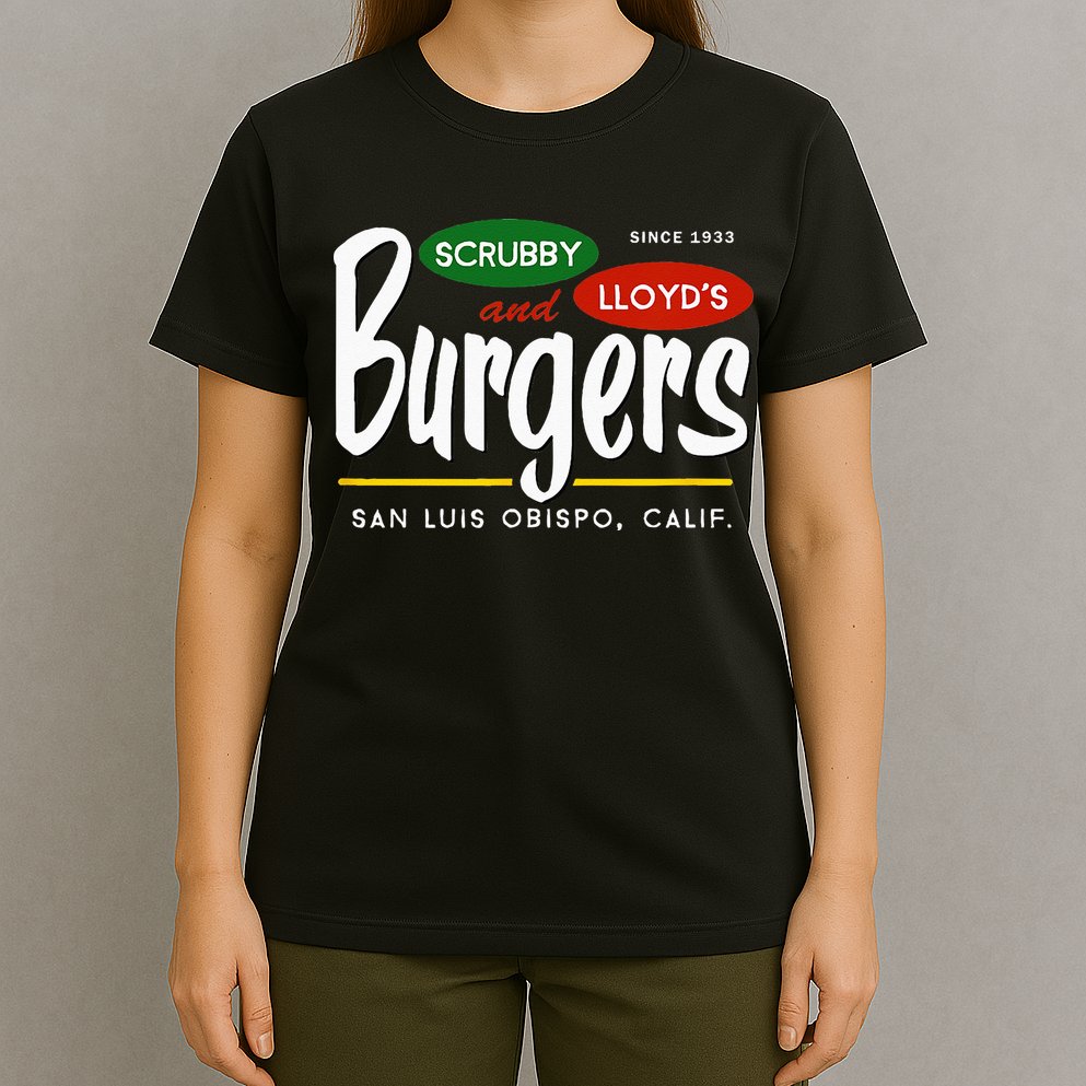 Scrubby & Lloyds Burgers San Luis Obispo California T-Shirt