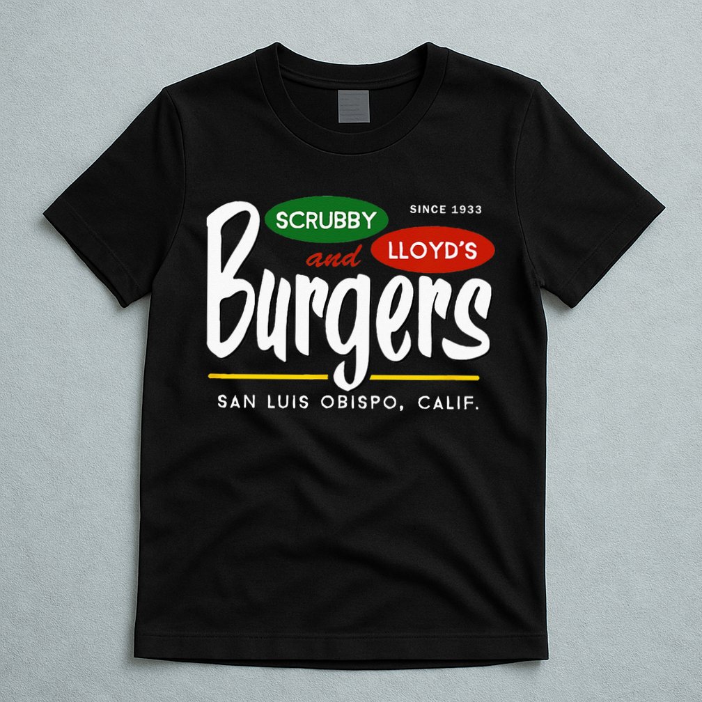 Scrubby & Lloyds Burgers San Luis Obispo California T-Shirt