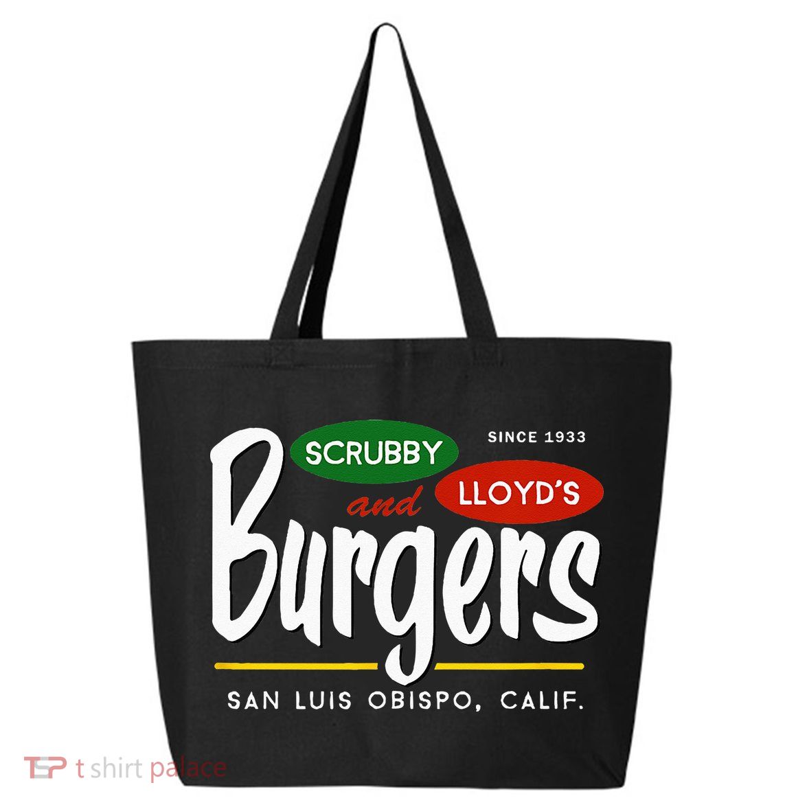Scrubby & Lloyds Burgers San Luis Obispo California 25L Jumbo Tote