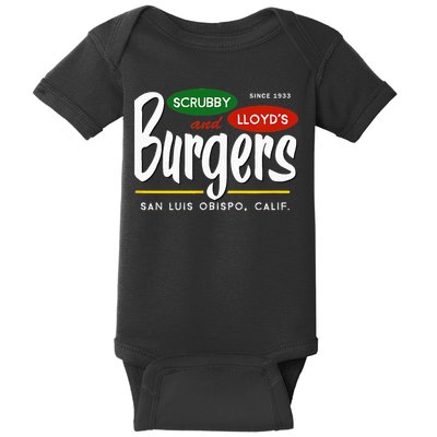Scrubby & Lloyds Burgers San Luis Obispo California Baby Bodysuit