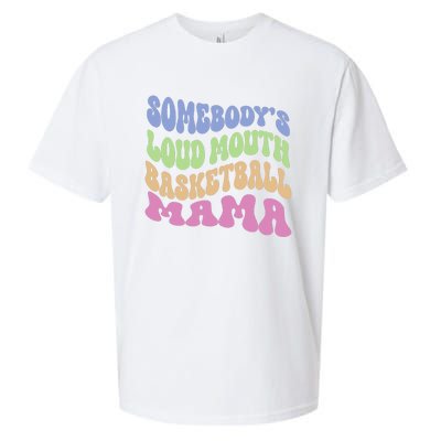 Somebody's Loudmouth Basketball Mom Mama Funny Mother's day Sueded Cloud Jersey T-Shirt