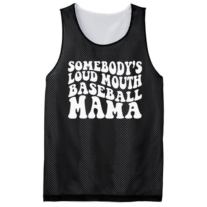 Somebody's Loudmouth Basketball Mama, basketball Mothers Day Mesh Reversible Basketball Jersey Tank