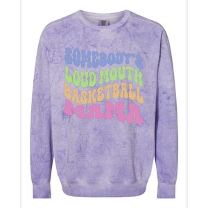 Somebody's Loudmouth Basketball Mom Mama Funny Mother's day Colorblast Crewneck Sweatshirt