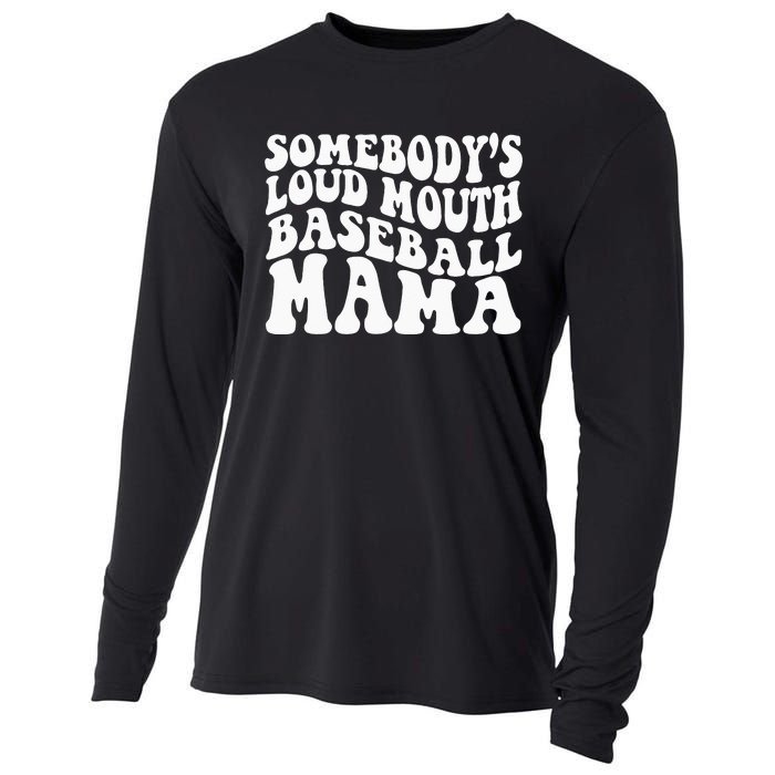 Somebody's Loudmouth Basketball gift for Mothers Day Cooling Performance Long Sleeve Crew