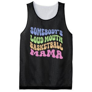 Somebody's Loudmouth Basketball gift for Mothers Day Mesh Reversible Basketball Jersey Tank