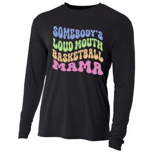 Somebody's Loudmouth Basketball gift for Mothers Day Cooling Performance Long Sleeve Crew