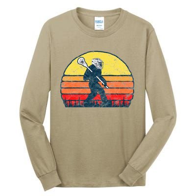 Sasquatch Lax Bigfoot Lacrosse Tall Long Sleeve T-Shirt