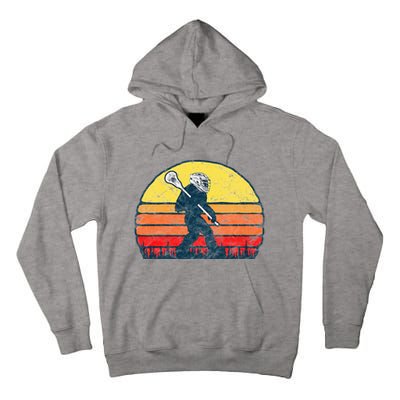 Sasquatch Lax Bigfoot Lacrosse Tall Hoodie