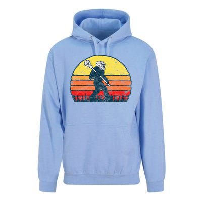 Sasquatch Lax Bigfoot Lacrosse Unisex Surf Hoodie