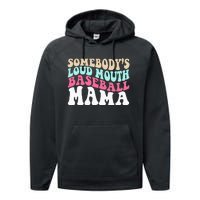 Somebody's Loudmouth Basketball Mama funny Mothers Day Performance Fleece Hoodie