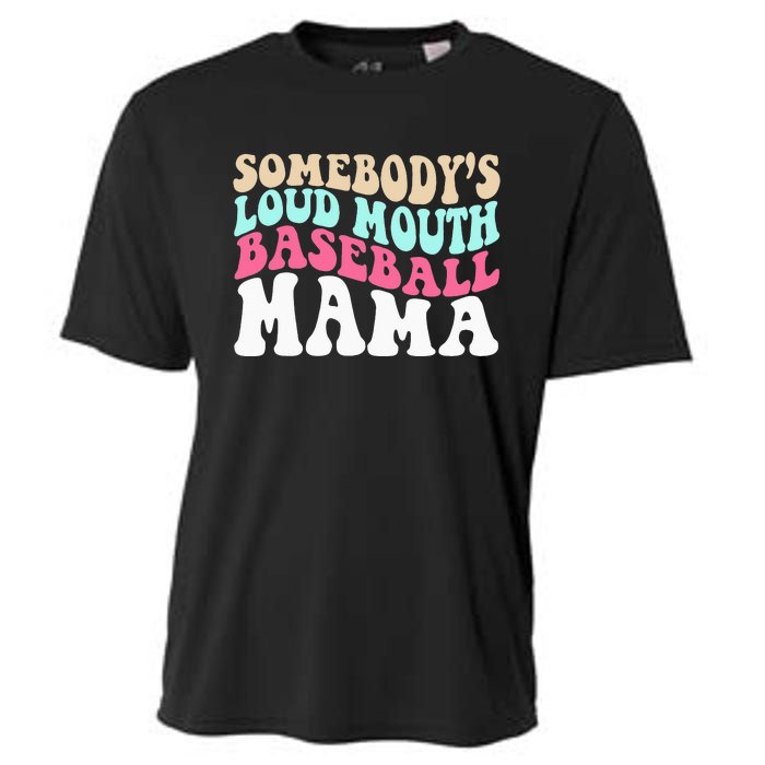 Somebody's Loudmouth Basketball Mama funny Mothers Day Cooling Performance Crew T-Shirt