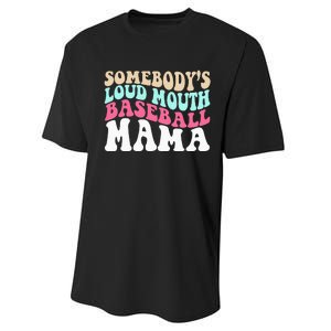 Somebody's Loudmouth Basketball Mama funny Mothers Day Performance Sprint T-Shirt