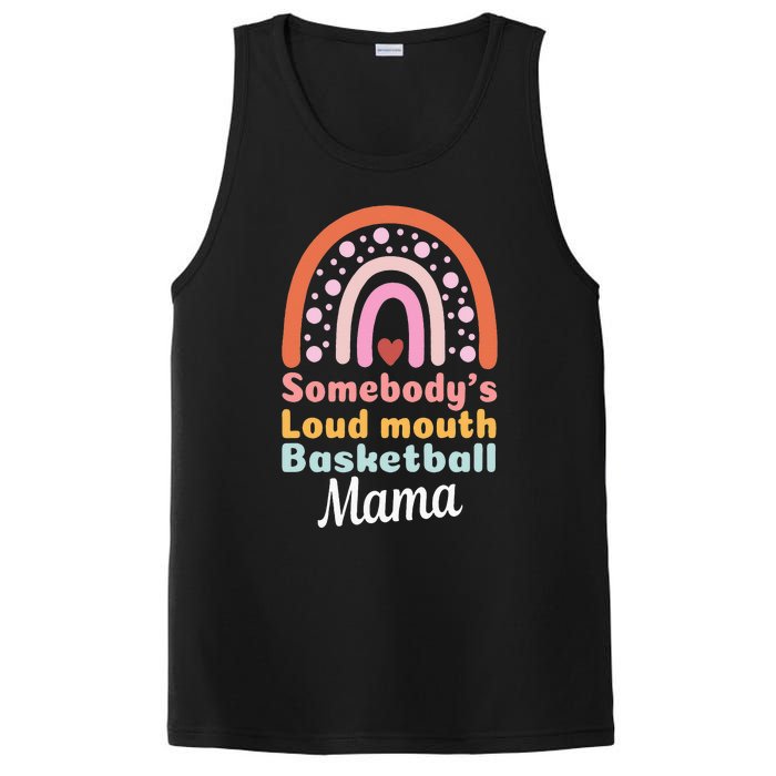 Somebody's Loudmouth Basketball Mama Mothers Day Saying Tee PosiCharge Competitor Tank