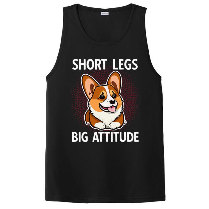 Short Legs Big Attitude Corgi PosiCharge Competitor Tank