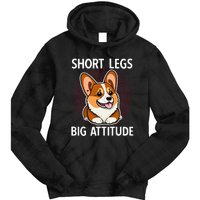 Short Legs Big Attitude Corgi Tie Dye Hoodie