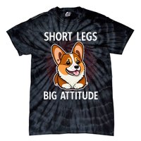 Short Legs Big Attitude Corgi Tie-Dye T-Shirt