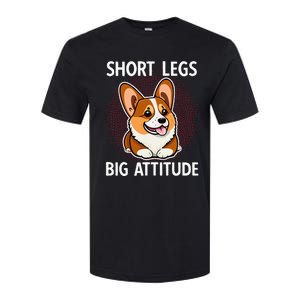 Short Legs Big Attitude Corgi Softstyle CVC T-Shirt