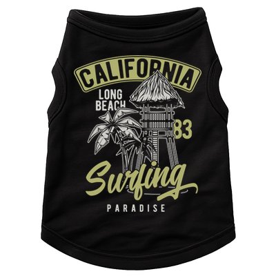 Surfing Long Beach California Doggie Tank