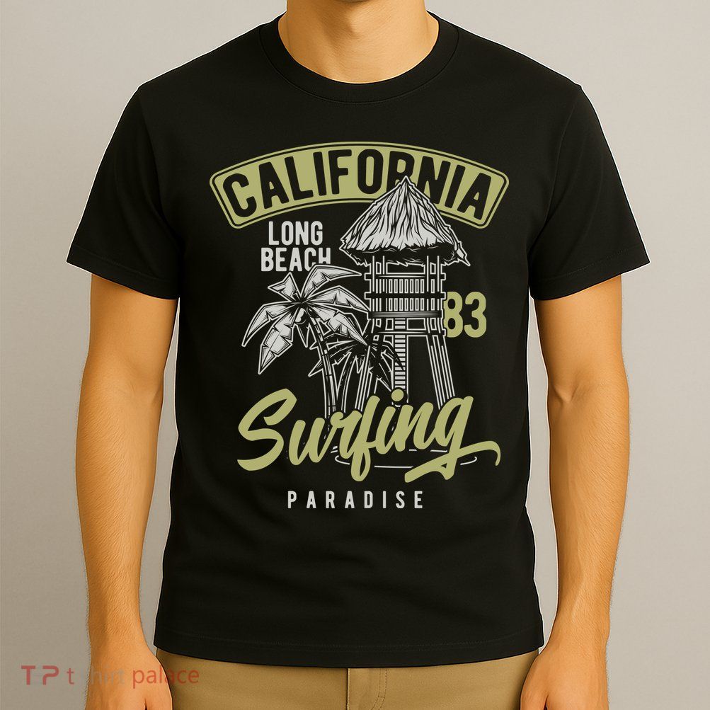 Surfing Long Beach California T-Shirt