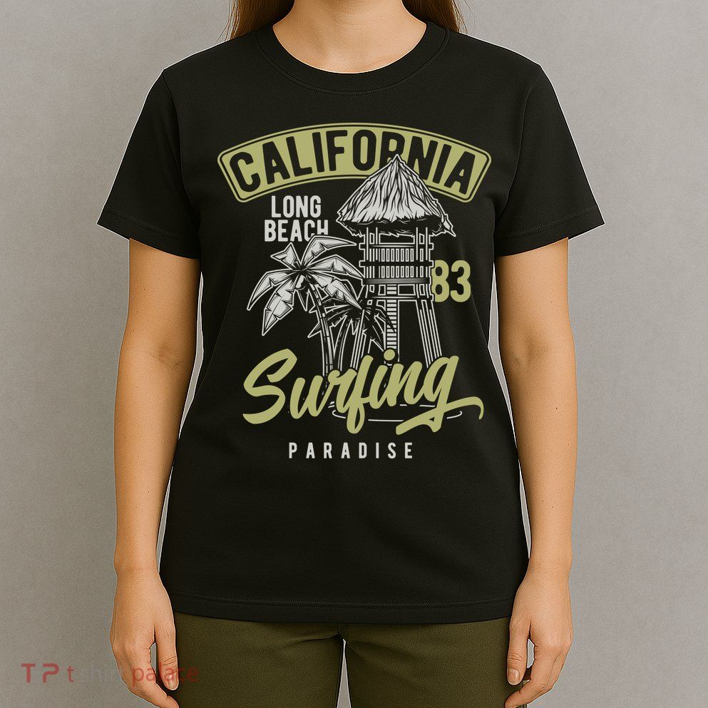 Surfing Long Beach California T-Shirt