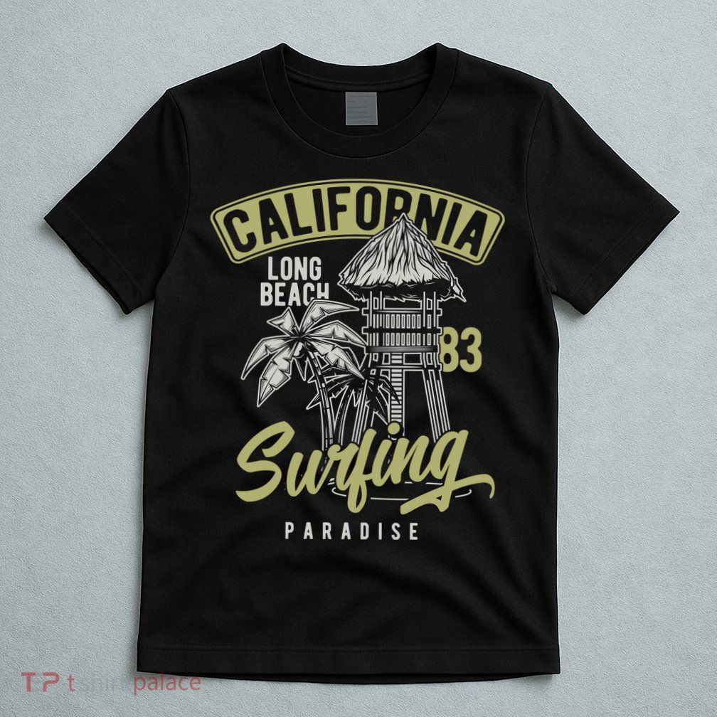 Surfing Long Beach California T-Shirt