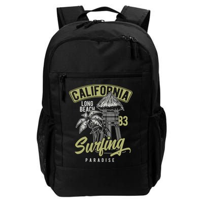 Surfing Long Beach California Backpack