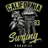 Surfing Long Beach California Sustainable Bucket Hat