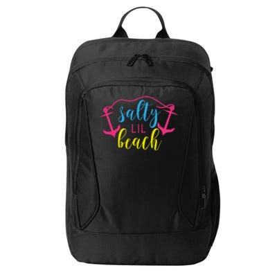 Salty Lil Beach Funny Vacation City Backpack