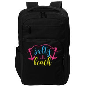 Salty Lil Beach Funny Vacation Impact Tech Backpack