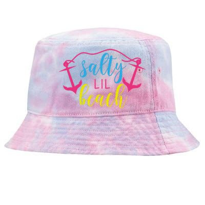 Salty Lil Beach Funny Vacation Tie-Dyed Bucket Hat