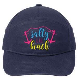 Salty Lil Beach Funny Vacation 7-Panel Snapback Hat