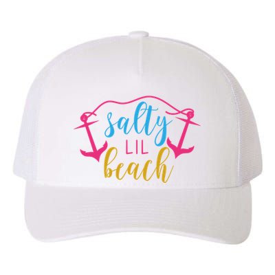 Salty Lil Beach Funny Vacation Yupoong Adult 5-Panel Trucker Hat