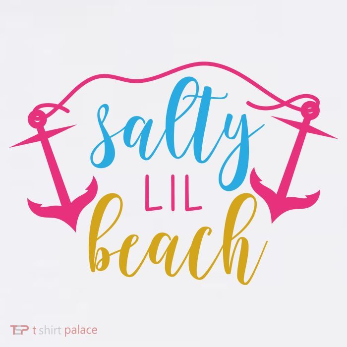 Salty Lil Beach Funny Vacation T-Shirt