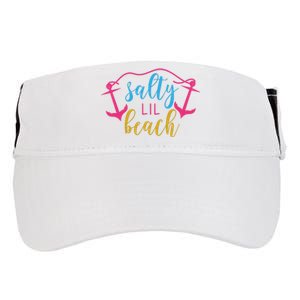 Salty Lil Beach Funny Vacation Adult Drive Performance Visor