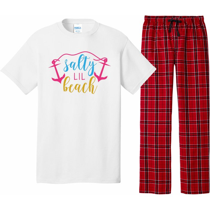 Salty Lil Beach Funny Vacation Pajama Set