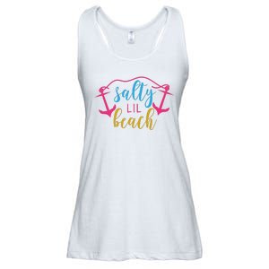 Salty Lil Beach Funny Vacation Ladies Essential Flowy Tank