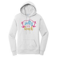 Salty Lil Beach Funny Vacation Women's Pullover Hoodie