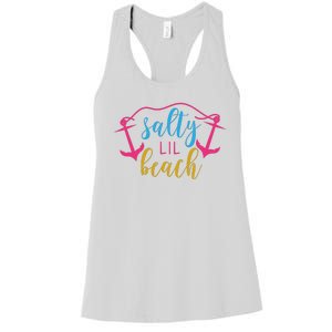 Salty Lil Beach Funny Vacation Women's Racerback Tank